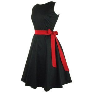Women's Hemet Classic Black Full Circle Dress Retr